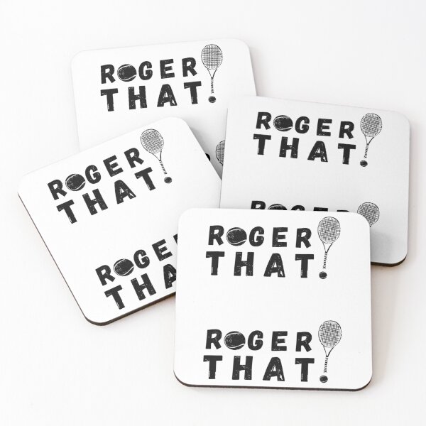 Item preview, Tennis Funny Quote Roger That Sticker designed and sold by rueben-putney.