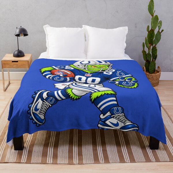 Item preview, Indianapolis Colts Fans Funny Grinch Football Player designed and sold by Natasha Webb.