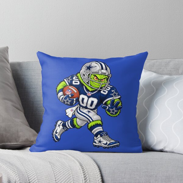 Item preview, Dallas Cowboys Fans Funny Grinch Football Player designed and sold by Natasha Webb.