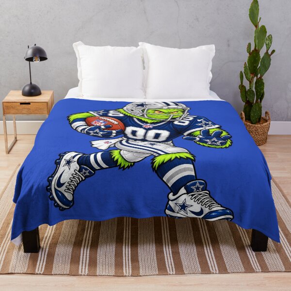 Item preview, Dallas Cowboys Fans Funny Grinch Football Player designed and sold by Natasha Webb.