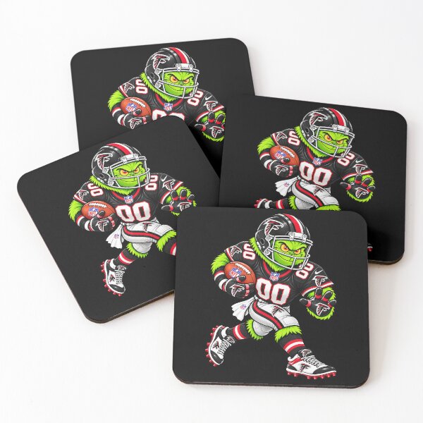 Item preview, Atlanta Falcons Fans Funny Grinch Football Player designed and sold by Natasha Webb.