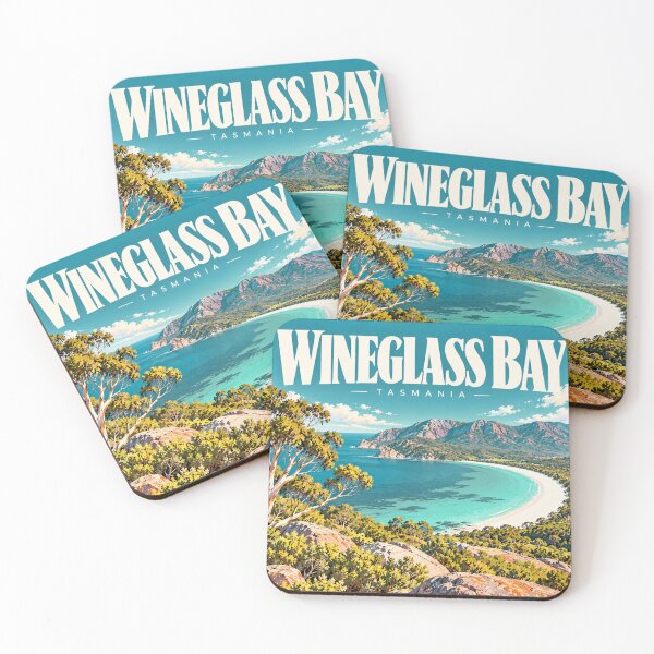 Item preview, Wineglass Bay Tasmania  designed and sold by PamLeeDesign.