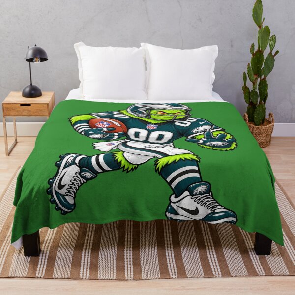 Item preview, Philadelphia Eagles Fans Funny Grinch Football Player designed and sold by Natasha Webb.