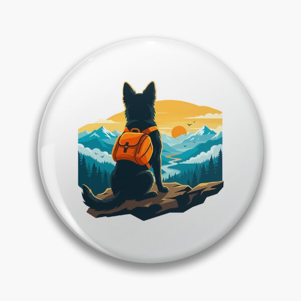 Item preview, Adventure Buddy Dog Hiking Mountain designed and sold by annabe-ththurs.