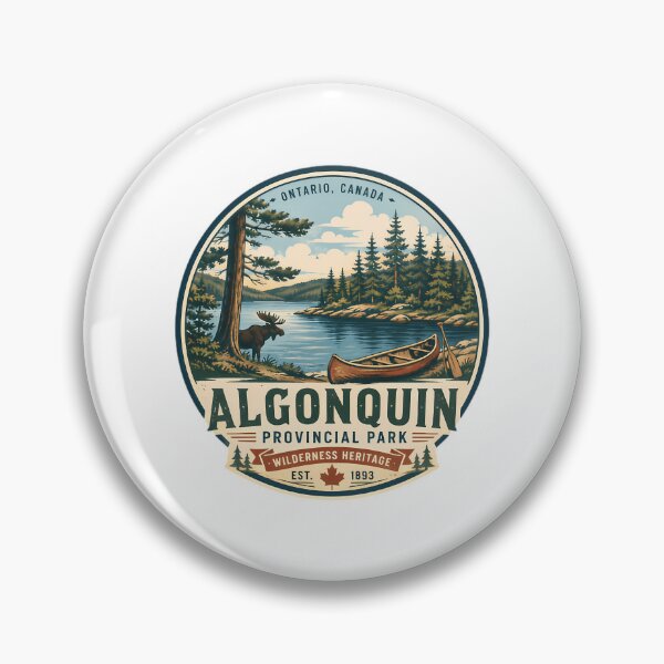 Item preview, Algonquin Provincial Park Ontario Canada Wilderness Heritage Est. 1893 Outdoor Travel Explorer designed and sold by annabe-ththurs.