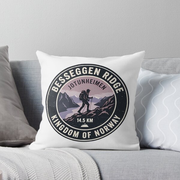 Item preview, Besseggen Ridge Hiking Adventure Norway Badge designed and sold by annabe-ththurs.