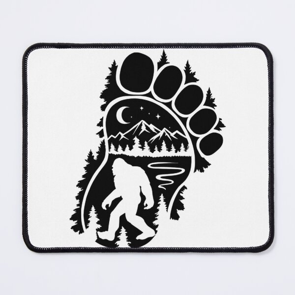 Item preview, Bigfoot Sasquatch Yeti Footprint Forest designed and sold by annabe-ththurs.