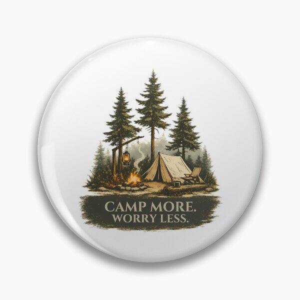 Item preview, Camp More Worry Less Camping Shirt designed and sold by annabe-ththurs.