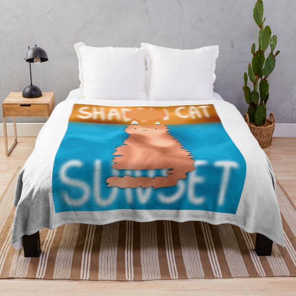 Item preview, Shadow Cat Sunset designed and sold by Feracamu.