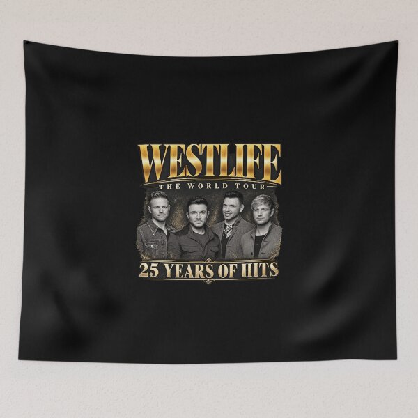 Item preview, Westlife Tshirts 25th Anniversary Tour Live Concert Tour designed and sold by griffithrbb35.
