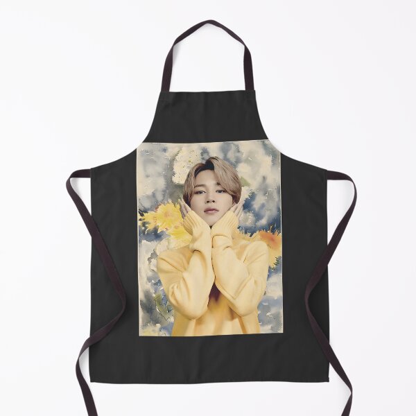 Item preview, Jimin Inspired Artwork in Vibrant Yellow and Blue Colors designed and sold by Tatosv.