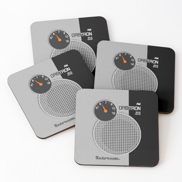 Item preview, Transistor Radio - 1970s Orbtron in Future Silver designed and sold by ubiquitoid.