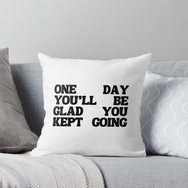 Item preview, One Day You'll Be Glad You Kept Going | Mental Health | Quote | Keep Going | You're A Star | Believe In Yourself | Trust The Process | Don't Give Up | Motivation | Inspiration | Bumper designed and sold by The Turquoise Brush.