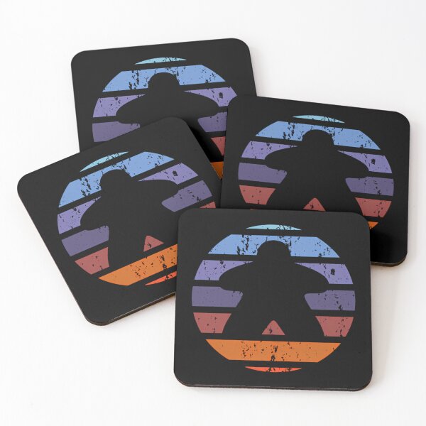 Item preview, Sunsetss Vintage Retro Board Game Meeples designed and sold by Aethynfu.