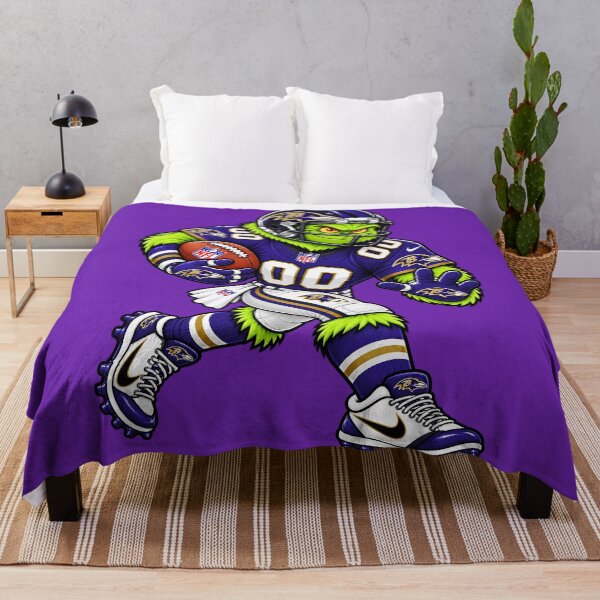 Item preview, Baltimore Ravens Football Team Funny Grinch Player designed and sold by Ayana Todd.