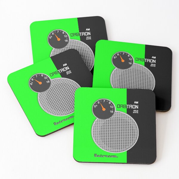 Item preview, Transistor Radio - 1970s Orbtron in Yuk Green designed and sold by ubiquitoid.