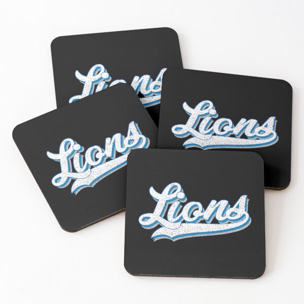 Item preview, Lions Script Distressed Football Sports Team designed and sold by POPPINS-ART.
