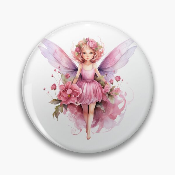 Item preview, Pink Peony Fairy | Elegant Floral Aesthetic Art designed and sold by Mandayartstudio.