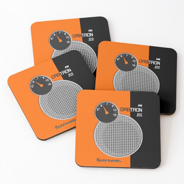 Item preview, Transistor Radio - 1970s Orbtron in Inferno Orange designed and sold by ubiquitoid.