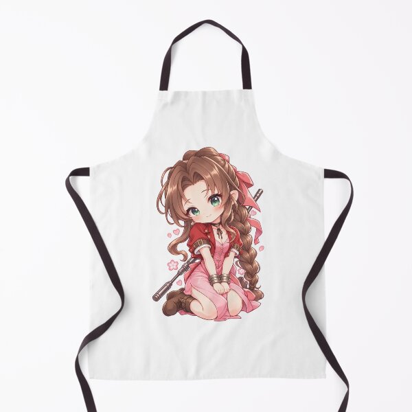 Item preview, Aerith Gainsborough, chica anime chibi – Fan art de Final Fantasy VII designed and sold by mumeaw.