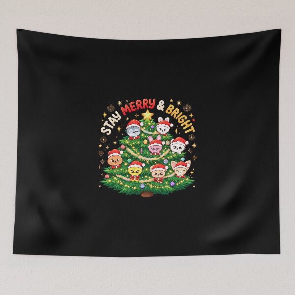Item preview, Stray Kids Chipi Christmas Tree Stay Merry & Bright designed and sold by Elenafatulla.