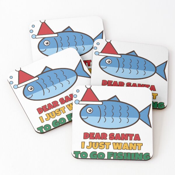 Item preview, Dear Santa I Just Want To Go Fishing Funny Fishing Christmas designed and sold by Bornprints.