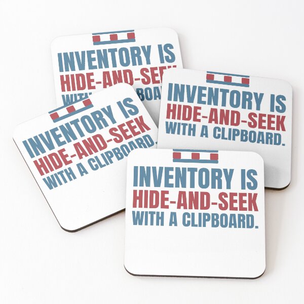 Item preview, Inventory Is Hide-and-Seek With a Clipboard Funny Warehouse Shirt designed and sold by Dock & Diamond Co..