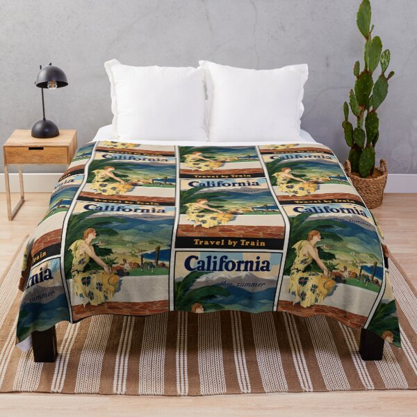 Item preview, California Travel by Train 1930s designed and sold by artofuniverse.