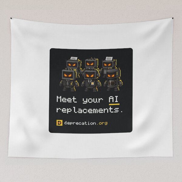 Item preview, Meet Your AI Replacements Robot Team designed and sold by truetibo.
