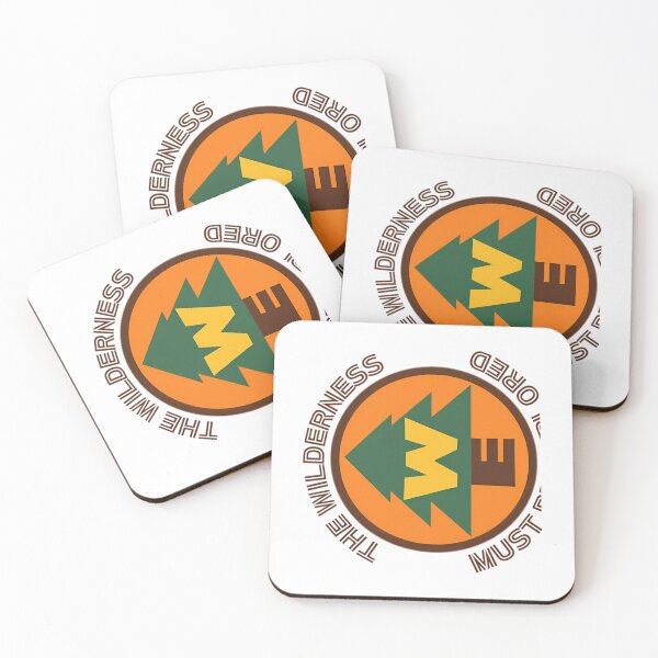 Item preview, The Wilderness Must Be Explored Tree Badge designed and sold by jaliaa-ppleton.