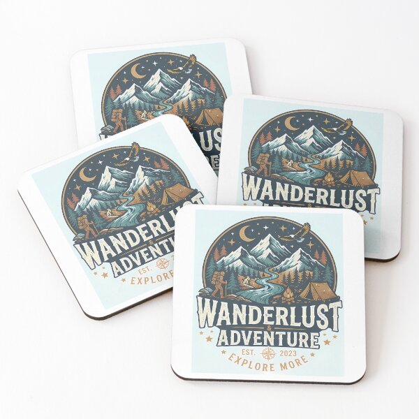 Item preview, Wanderlust And Adventure Mountain Landscape designed and sold by jaliaa-ppleton.