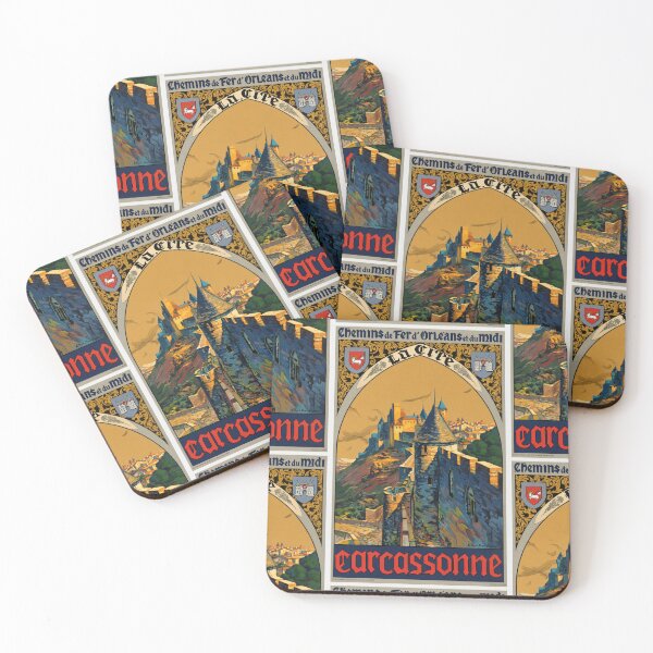 Item preview, Carcassonne La Cite Railway Advertisement designed and sold by artofuniverse.