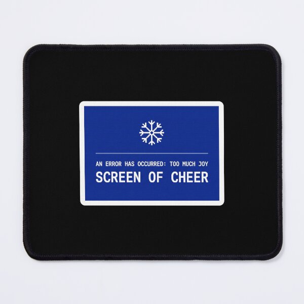 Item preview, Screen of Cheer - Retro Error Screen Christmas designed and sold by TheCalmEdit.