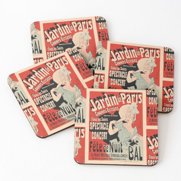 Item preview, Jardin de Paris Cabaret Cheret 1889 designed and sold by artofuniverse.