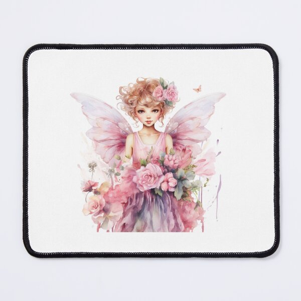 Item preview, Pink Peony Fairy | Elegant Floral Aesthetic Art designed and sold by Mandayartstudio.