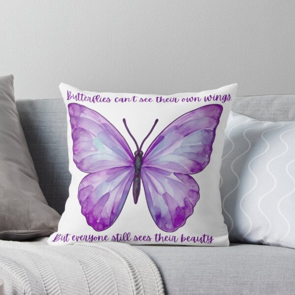 Item preview, Butterflies Can't See Their Own Wings 1 Purple designed and sold by JustBeingAlicia.