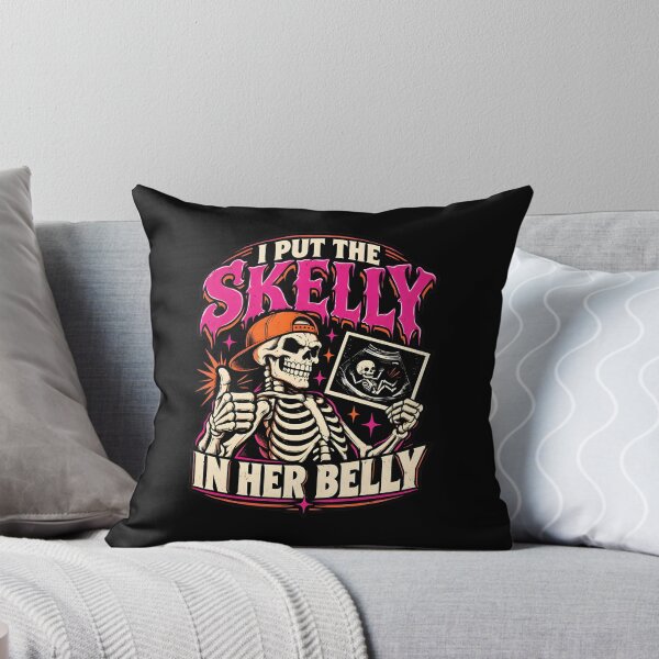 Item preview, I Put The Skelly In Her Belly Skeleton Ultrasound Art designed and sold by GiaoCalonas.