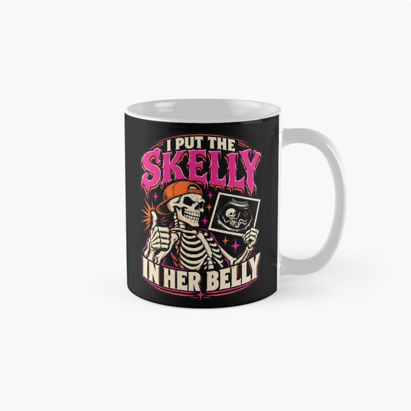 Item preview, I Put The Skelly In Her Belly Skeleton Ultrasound Art designed and sold by GiaoCalonas.
