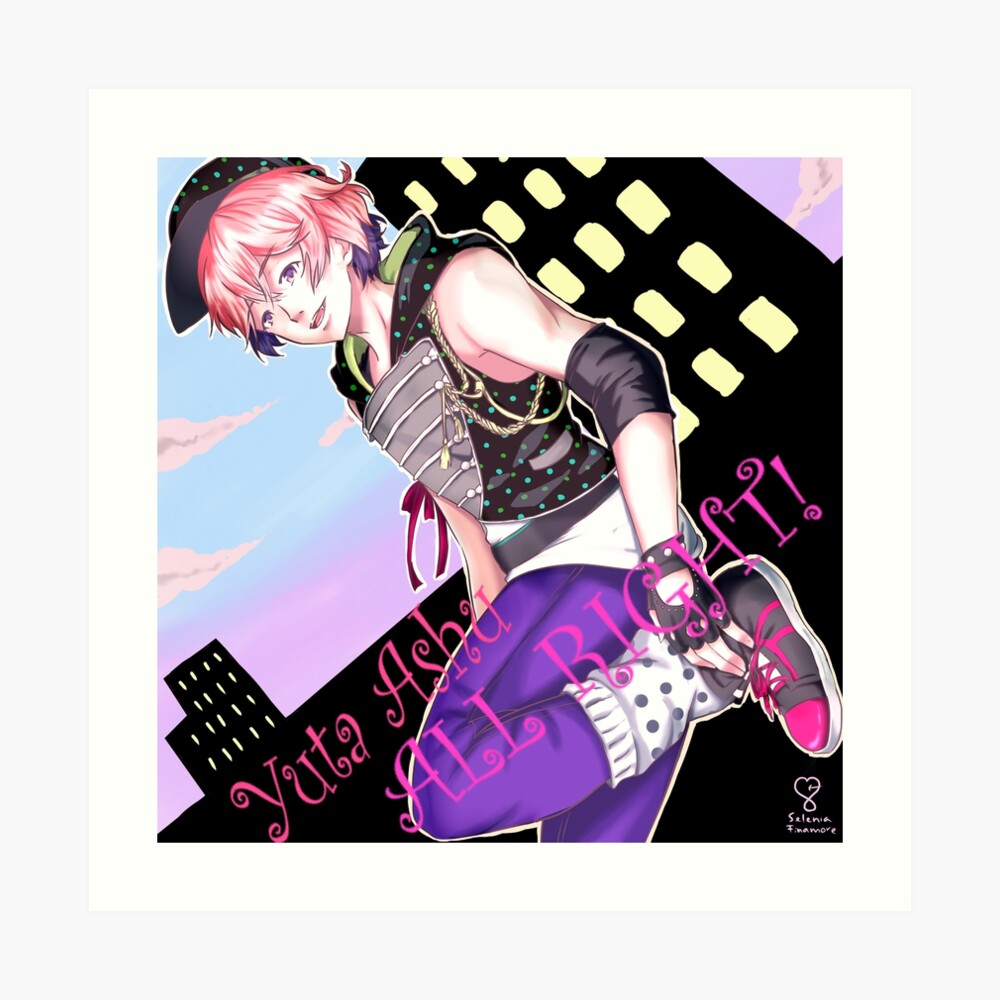 Yuuta Ashuu All Right B Project Art Print By Seleniart Redbubble