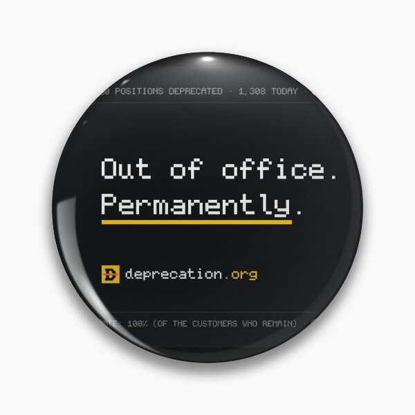 Item preview, Out of Office Permanently AI Auto Reply designed and sold by truetibo.