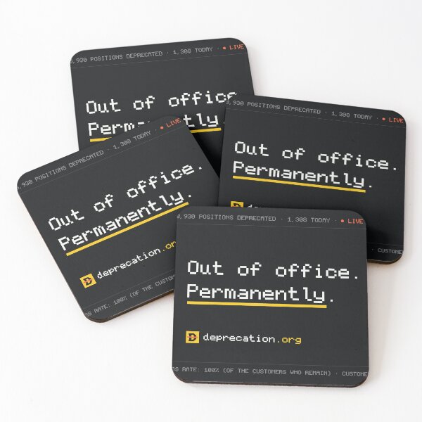 Item preview, Out of Office Permanently AI Auto Reply designed and sold by truetibo.