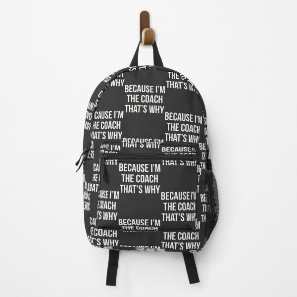 Item preview, Because I'm the Coach That's Why - Funny Motivational Coaching Quote Design designed and sold by Sfyan.