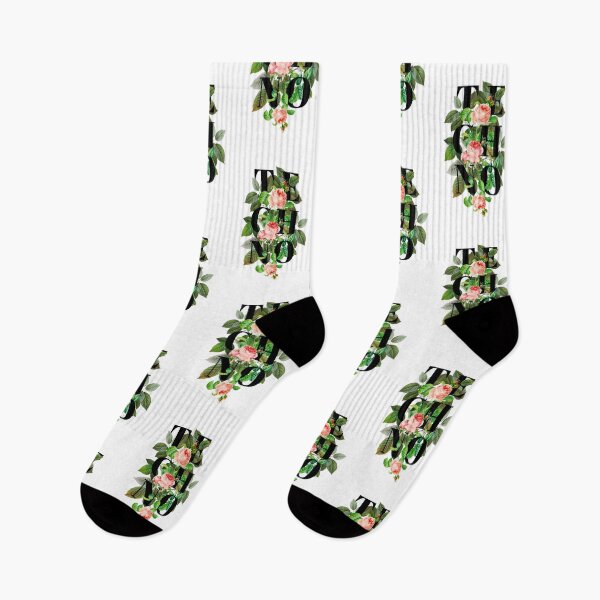 Item preview, TECHNO - Flower Tech Power (Black) designed and sold by Discothreadz.