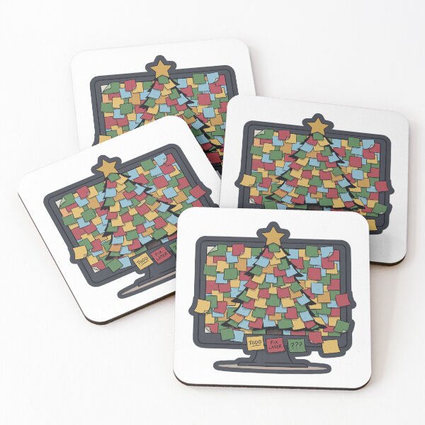 Item preview, Monitor Wrapped in Sticky Notes - Developer Christmas designed and sold by TheCalmEdit.