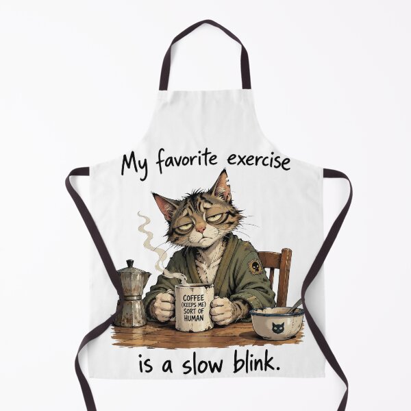 Item preview, My favorite exercise is a slow blink. designed and sold by Birdie and Flynn.