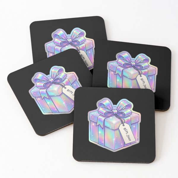 Item preview, Holographic gift.json - Iridescent Developer Sticker designed and sold by TheCalmEdit.