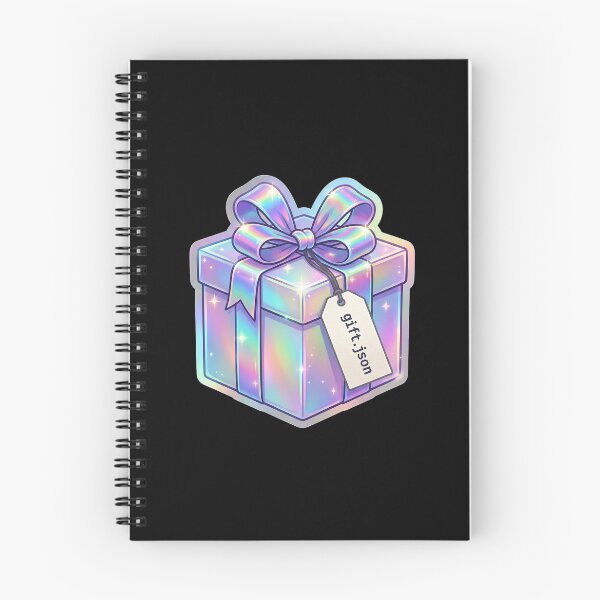 Item preview, Holographic gift.json - Iridescent Developer Sticker designed and sold by TheCalmEdit.