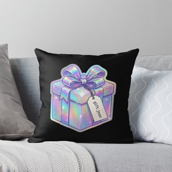 Item preview, Holographic gift.json - Iridescent Developer Sticker designed and sold by TheCalmEdit.