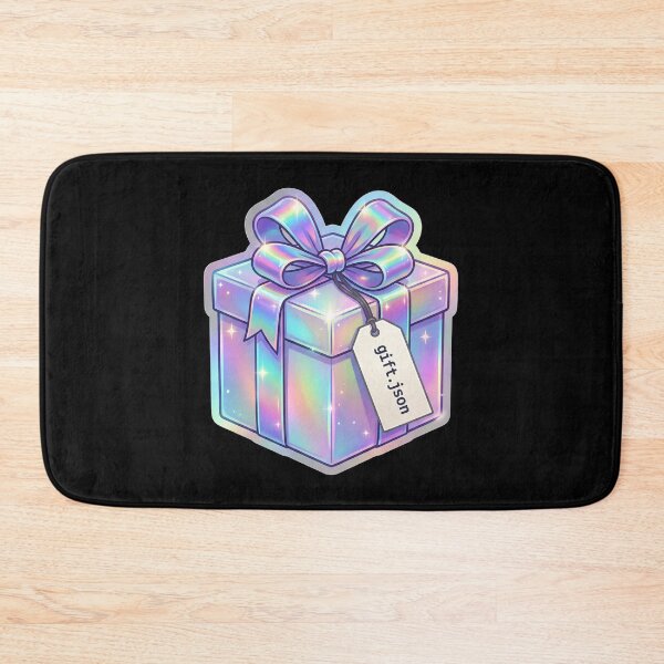 Item preview, Holographic gift.json - Iridescent Developer Sticker designed and sold by TheCalmEdit.