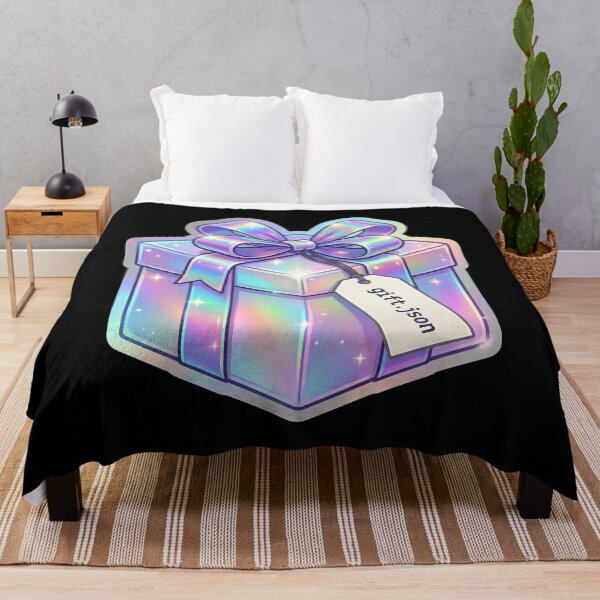 Item preview, Holographic gift.json - Iridescent Developer Sticker designed and sold by TheCalmEdit.